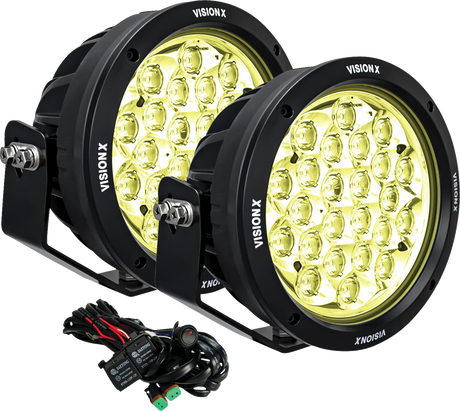 Vision X Light Cannon - CG2 - 6-3/4" - Multi LED Selective Yellow Lens 9945798