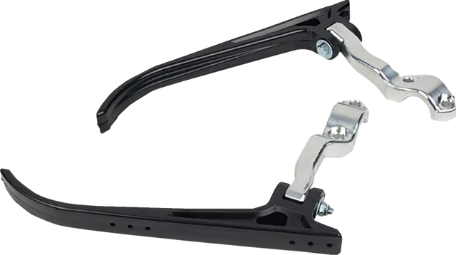 MOOSE OFFROAD Aluminum Open Ended Moto Roost Deflector Mounting Kit - Black - KX 450 53-8024