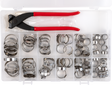 MOOSE OFFROAD Ear Clamp with Jaw Pincer - Assortment - Kit T03-6243K