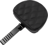 SADDLEMEN Roadsofa* Seat with Backrest - Lattice Stitch - FXBR/S '18-'20 - Part 818-31-182BR