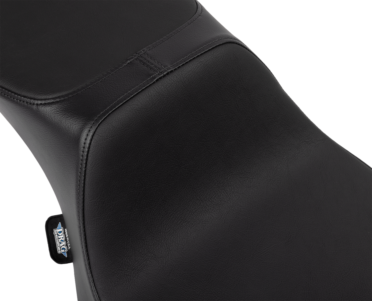DRAG SPECIALTIES Predator III 2-Up Seat - Extended Reach - Vinyl - Smooth - FLHX/FLTR '23-'24 4691A