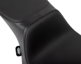 DRAG SPECIALTIES Predator III 2-Up Seat - Extended Reach - Solar Leather - Smooth - FLHX/FLTR '23-'24 4691E