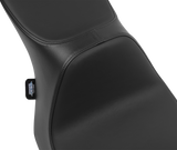 DRAG SPECIALTIES Predator III Seat - Smooth - Solar Leather - FLT/FLH '23-'24 4690E