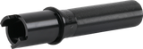 THRASHIN SUPPLY CO. Throttle Tube - Knurled - 1" - Gen 2 TBW - Black TSC-2806-1