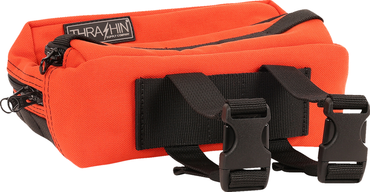 THRASHIN SUPPLY CO. Handlebar Bag Plus - Orange THB-0028
