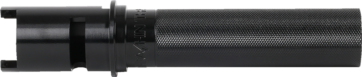 THRASHIN SUPPLY CO. Throttle Tube - Knurled - 1" - Gen 2 TBW - Black TSC-2806-1