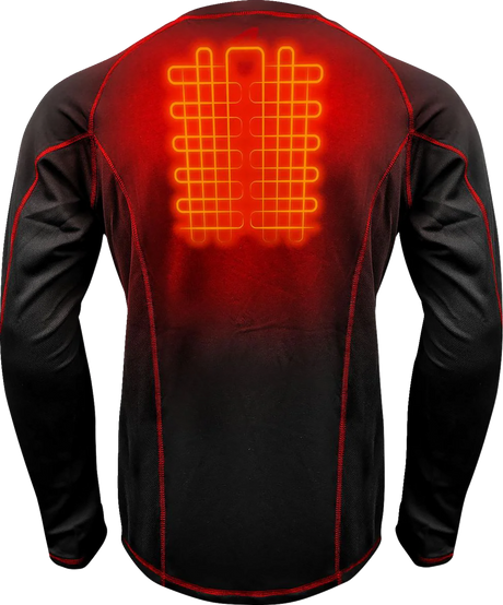 GERBING HEATED CLOTHING 7 V Heated Base Layer Shirt - 3XL GER-BLS-7V-M-BLK-3XL