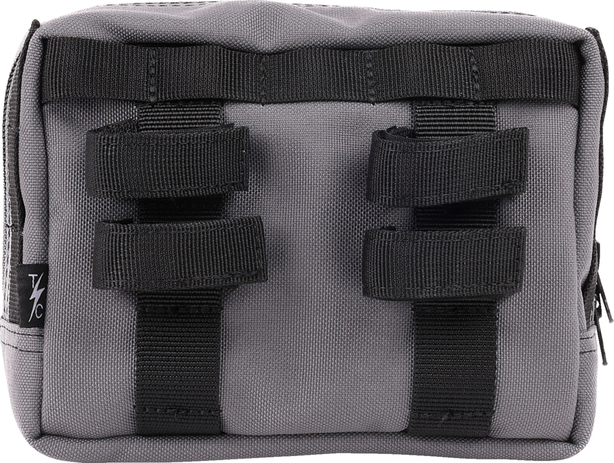 THRASHIN SUPPLY CO. Handlebar Bag - Gray THB-0016