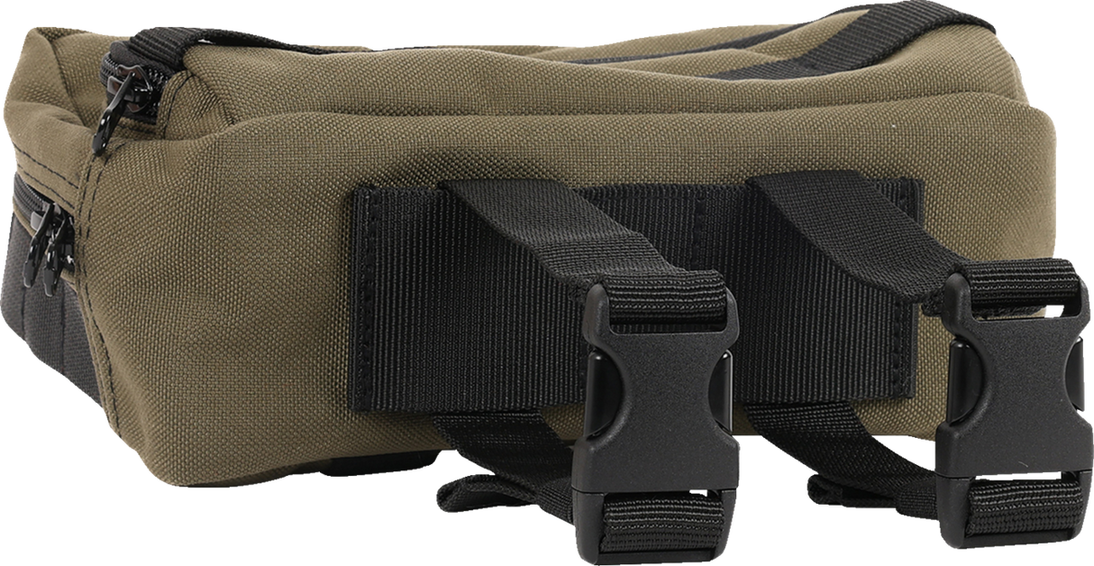 THRASHIN SUPPLY CO. Handlebar Bag Plus - Green THB-0010