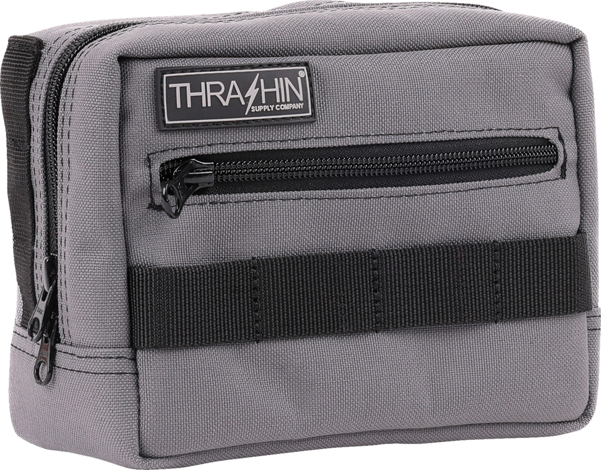 THRASHIN SUPPLY CO. Handlebar Bag - Gray THB-0016
