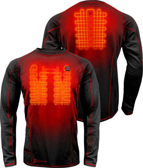 GERBING HEATED CLOTHING 7 V Heated Base Layer Shirt - 3XL GER-BLS-7V-M-BLK-3XL