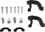 MOOSE OFFROAD Evo 2 Black Debris Deflectors with Tapered Clamp Set 50-5218B