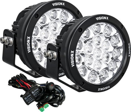 Vision X Light Cannon - CG2 - 6-3/4" - Multi LED - Clear Lens 9907444