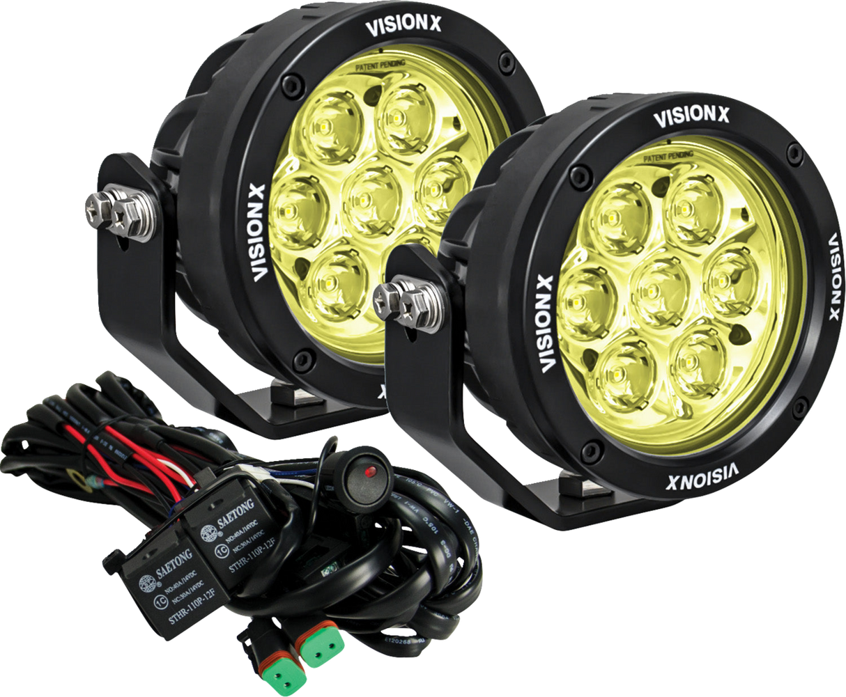 Vision X Light Cannon - CG2 - 4-3/4" - Multi LED - Selective Yellow Lens 9945828