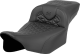 SADDLEMEN RoadSofa* Tri Gripper Seat - Extended Reach - w/o Backrest - FLH/FLT '23-'24 823-07-21100