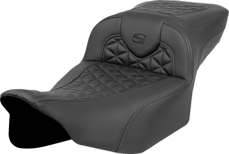 SADDLEMEN RoadSofa* Tri Gripper Seat - Extended Reach - w/o Backrest - FLH/FLT '23-'24 823-07-21100