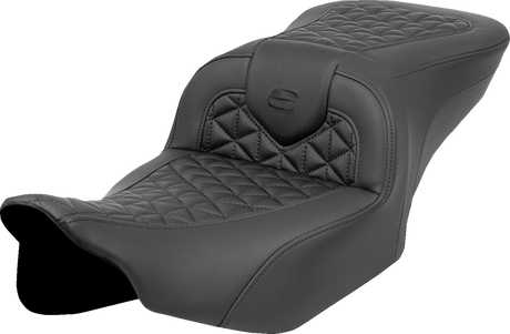 SADDLEMEN RoadSofa* Tri Gripper Seat - Standard Reach - No Backrest - FLH/FLT '23-'24 823-07-21000