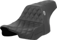 SADDLEMEN Pro Series SDC Performance Seat - Lattice Stitch - Gripper - w/o Backrest - FLH/FLT '23-'24 SC82307D0