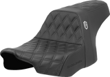 SADDLEMEN Pro Series SDC Performance Seat - Lattice Stitch - Gripper - w/o Backrest - FLH/FLT '23-'24 SC82307D0