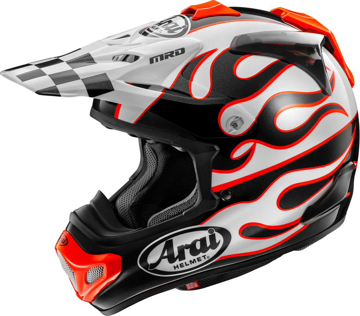 ARAI HELMETS VX-Pro4 Helmet - Flame - White - XL 0110-8958