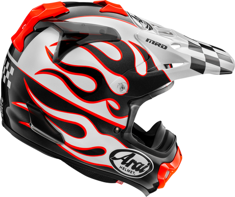 ARAI HELMETS VX-Pro4 Helmet - Flame - White - XL 0110-8958