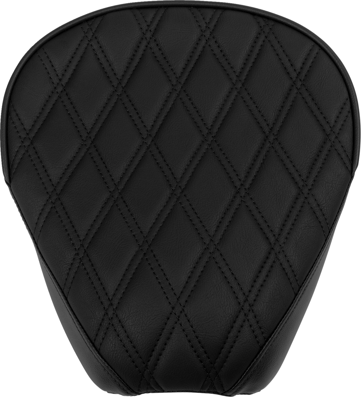 DRAG SPECIALTIES Rear Solo Seat - Wide - Double Diamond - Black Stitch - FL '97-'23 4698B