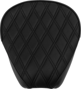 DRAG SPECIALTIES Rear Solo Seat - Wide - Double Diamond - Black Stitch - FL '97-'23 4698B