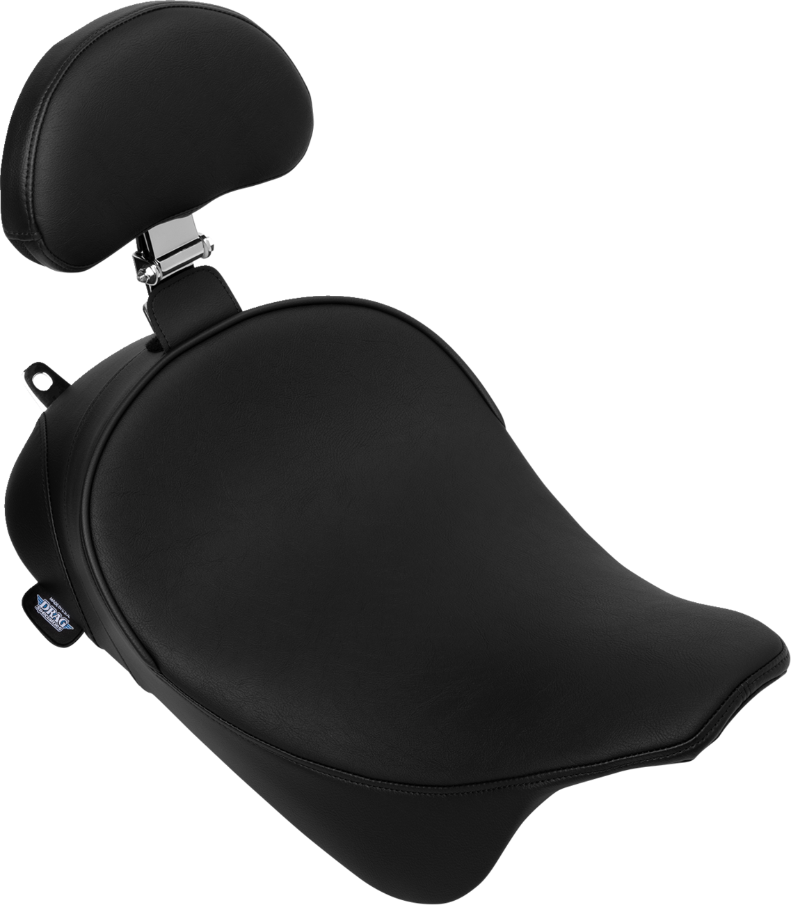 DRAG SPECIALTIES Solo Front Seat - Smooth - w/ Backrest Option - FL '08-'23 4699A