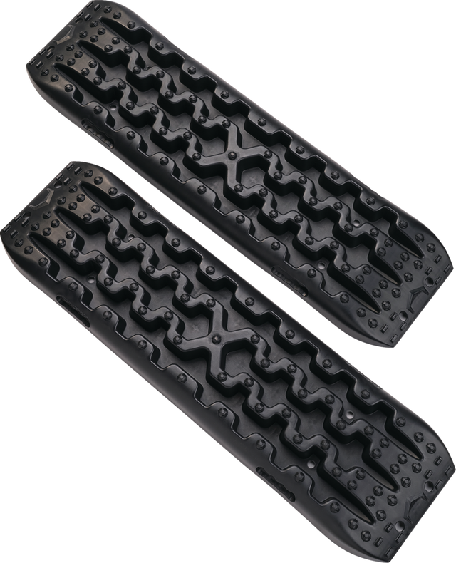 MOOSE OFFROAD Recovery/Traction Boards - Black - Pair Q15-6019B