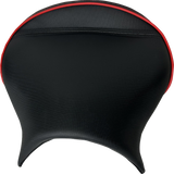 SHOW CHROME Ryker Combat Seat - Black w/ Red Trim - Can-Am Ryker 41-429