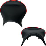 SHOW CHROME Ryker Combat Seat - Black w/ Red Trim - Can-Am Ryker 41-429