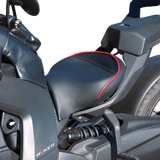 SHOW CHROME Ryker Combat Seat - Black w/ Red Trim - Can-Am Ryker 41-429