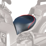 SHOW CHROME Ryker Combat Seat - Black w/ Red Trim - Can-Am Ryker 41-429