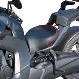 SHOW CHROME Ryker Combat Seat - Black w/ Red Trim - Can-Am Ryker 41-429