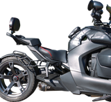 SHOW CHROME Ryker Combat Seat - Black w/ Red Trim - Can-Am Ryker 41-429