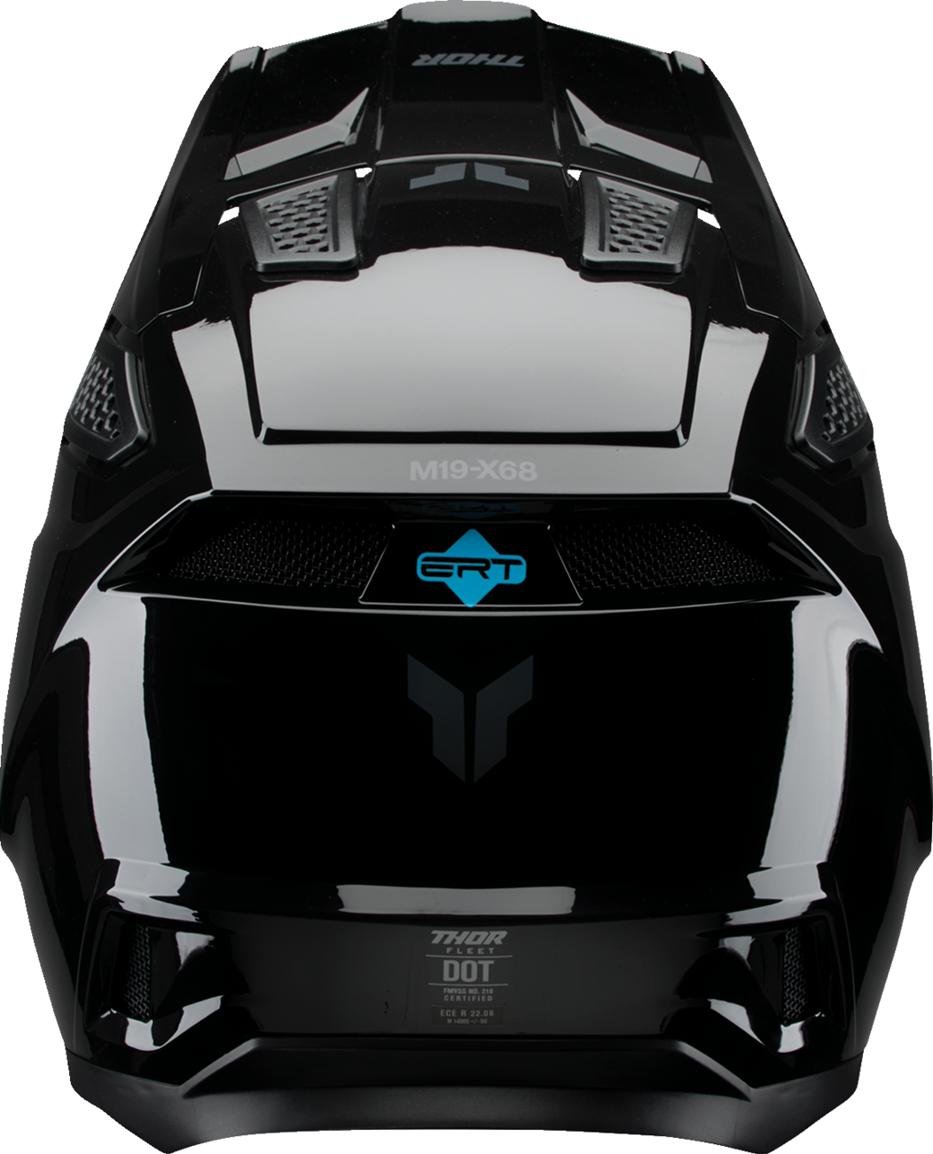 THOR Fleet Helmet - Blackout - Gloss Black - XS 0110-8964