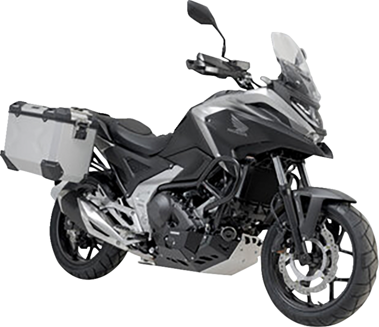 SW-MOTECH TRAX ADV Aluminum Case System - Silver - Honda NC750 X '20-'24 KFT.01.841.70000/S