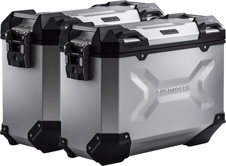 SW-MOTECH TRAX ADV Aluminum Case System - Silver - KTM Super Moto 950/SMR/SMT 990 '05-'13 KFT.04.621.70000/S