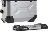 SW-MOTECH TRAX ADV Aluminum Case System - Silver - Honda NC750 '16-'20 KFT.01.699.70001/S