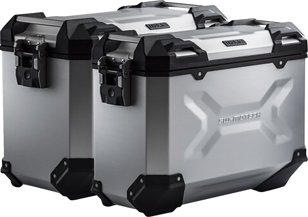 SW-MOTECH TRAX ADV Aluminum Case System - Silver - BMW F 650/700/800 GS '08-'18 KFT.07.559.70001/S