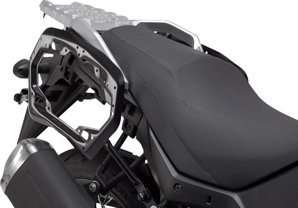 SW-MOTECH TRAX ADV Aluminum Case System - Silver - Suzuki V-Strom 650 '16-'24 KFT.05.876.70001/S
