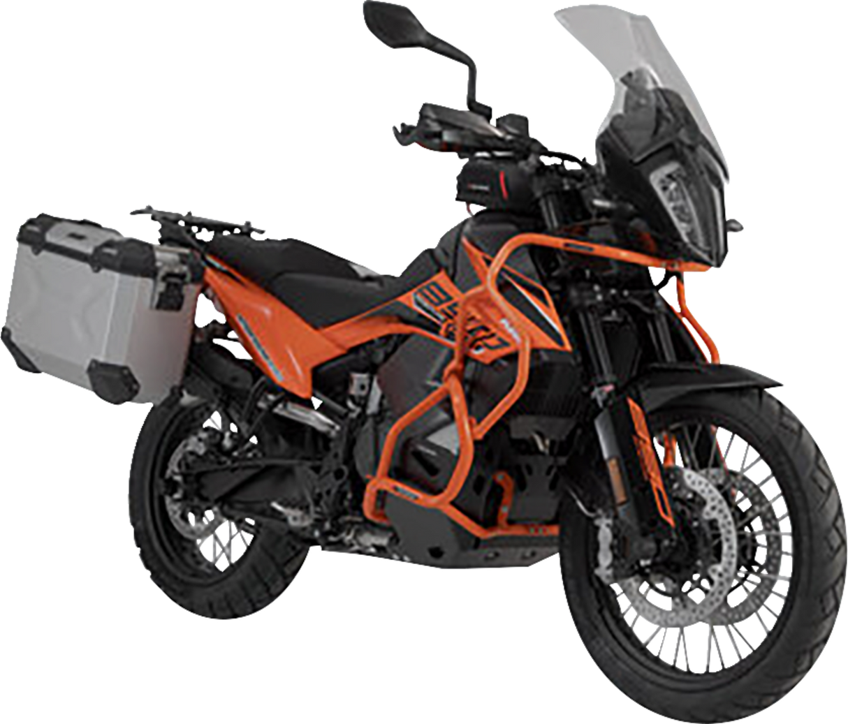 SW-MOTECH TRAX ADV Aluminum Case System - Silver - KTM Adventure 790/890/SMT 890 '19-'24 KFT.04.521.70001/S