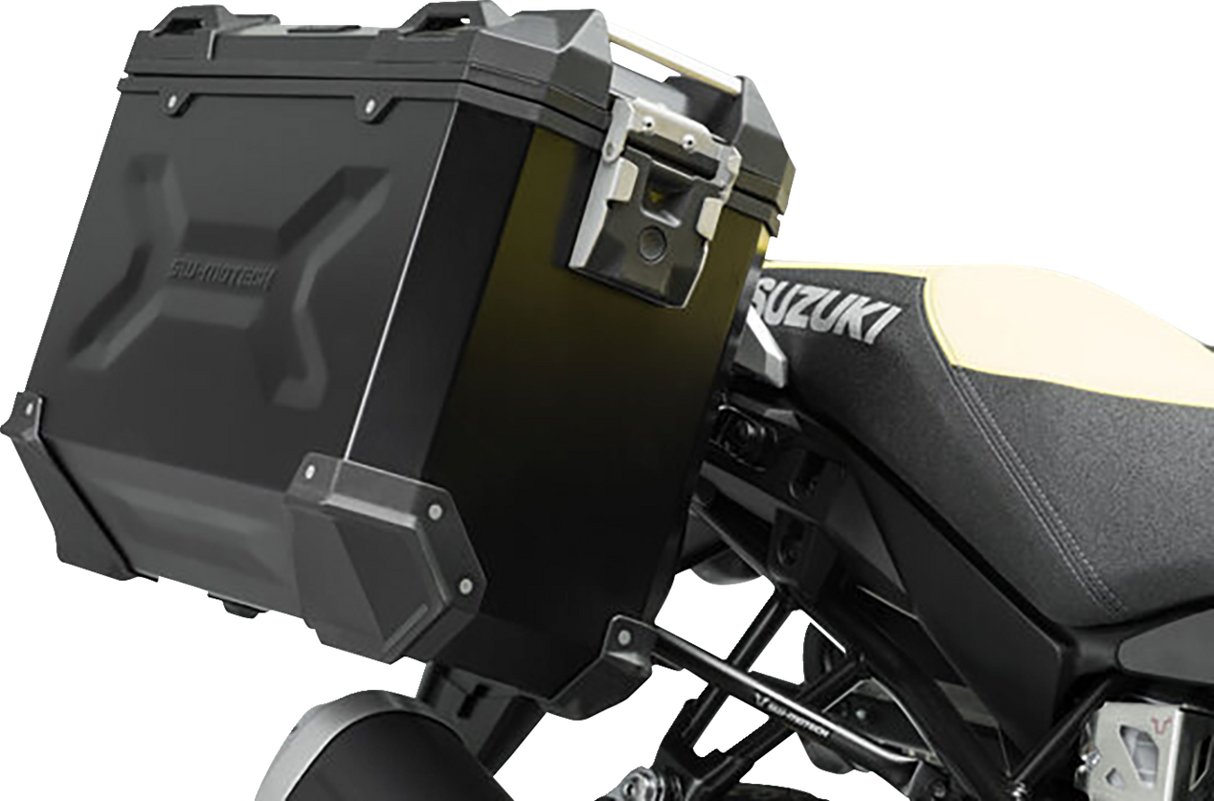 SW-MOTECH TRAX ADV Aluminum Case System - Silver - Suzuki V-Strom 1000 '14-'19 KFT.05.440.70001/S
