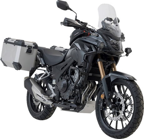 SW-MOTECH TRAX ADV Aluminum Case System - Silver - Honda CB/CBR/NX 500 '13-'24 KFT.01.400.70101/S