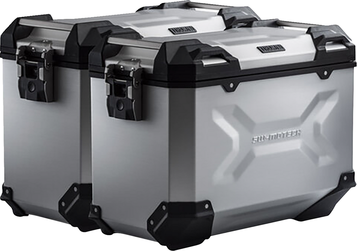 SW-MOTECH TRAX ADV Aluminum Case System - Silver - Honda NC750 '16-'20 KFT.01.699.70101/S
