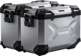 SW-MOTECH TRAX ADV Aluminum Case System - Silver - Suzuki V-Strom 650 '16-'24 KFT.05.876.70101/S