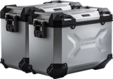 SW-MOTECH TRAX ADV Aluminum Case System - Silver - Kawasaki Versys 650 '14-'24 KFT.08.518.70100/S