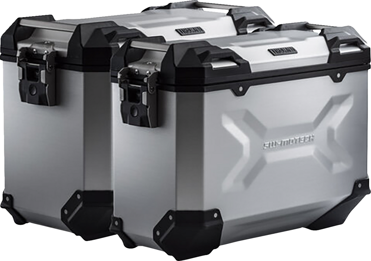 SW-MOTECH TRAX ADV Aluminum Case System - Silver - Ducati DesertX '22-'24 KFT.22.995.70100/S