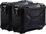 SW-MOTECH TRAX ADV Aluminum Case System - Black - Ducati Multistrada V4 '21-'24 KFT.22.822.70200/B
