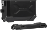 SW-MOTECH TRAX ADV Aluminum Case System - Black - Ducati Multistrada V4 '21-'24 KFT.22.822.70300/B